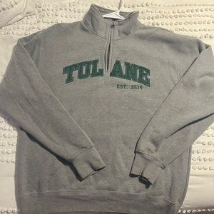 Tulane half zip